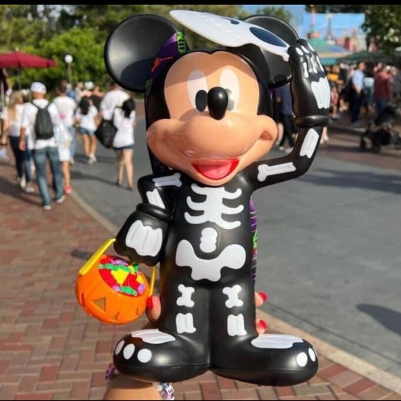 2023 Disney Halloween Glow in the Dark Mickey Mouse Bucket - Picture 2 of 3